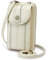 S-ZONE Damen Handy Umhängetasche PU Leder RFID Blockierung Vintage Handytasche mit Geldbörse zum Umhängen mit Kartenfächer Verstellbar Abnehmbar Schultergurt für Handy unter 6,7