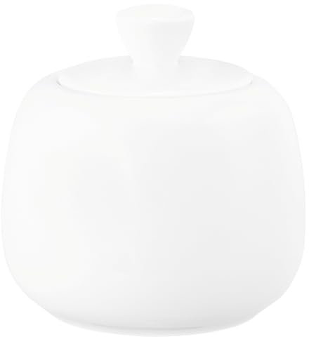 Seltmann 001.764198 Liberty - Zuccheriera in porcellana, 00003, decorazione bianca, capacità 0,26 l, altezza 6,8 cm, diametro 9 cm