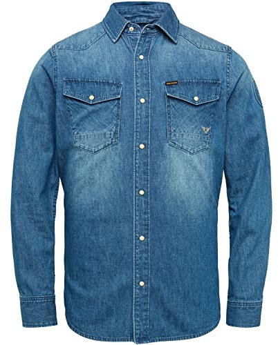 PME Legend Long Sleeve Shirt Summer Light BLU - L