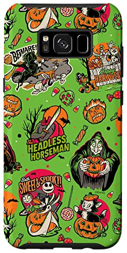 Galaxy S8+ Disney 100 Haunting Halloween Character Stickers Print D100 Case