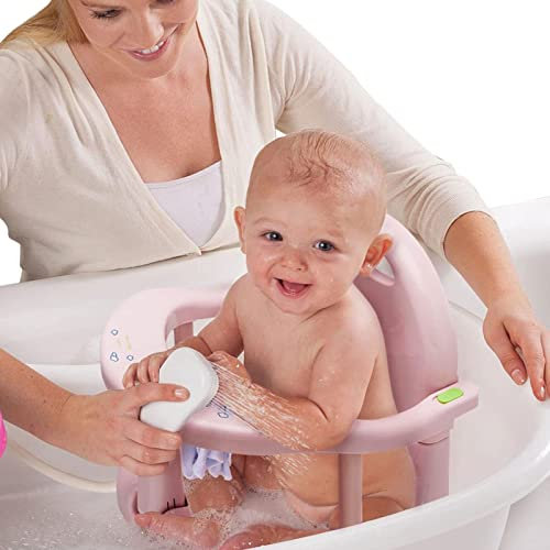 JINGAN baño para bebé | baño Plegable Antideslizante para bebé | Asiento baño para bebé, Asiento bañera Infantil, Ducha para niños pequeños con ventosas Fuertes