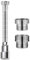 1 Pezzi Rubinetto Prolunga, Tubo in Acciaio Inossidabile, 20cm Prolunga Rubinetto, Prolunga Flessibile Per Rubinetto, Con 2pzs Adattatore per Rubinetto in Metallo, Per Rubinetto, Cucina e Bagno