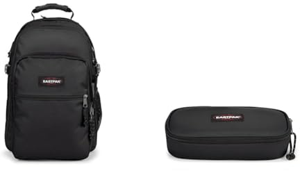 EASTPAK Tutor Rucksack, 48 cm, 39 L, Black (Schwarz) & OVAL SINGLE Federmäppchen, 22 cm, Schwarz (Black)