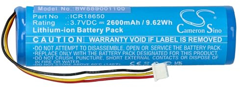 vhbw Akku kompatibel mit Corsair K63 kabellose Tastatur (2600 mAh, 3,7 V, Li-Ion)