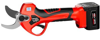 Laecabv 33mm Forbici Potatura a Batteria Elettriche Professionali, con 2Pcs 16.8V/4.0Ah Batteria Litio, Cesoie per Olivo, Vigneto