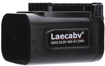 Laecabv Batteria per Forbici Potatura Elettriche, B04 1Pcs Batteria ricaricabile agli ioni di litio 16.8V 4Ah 67.2Wh