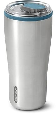 Black+Blum - Insulated Tumbler - 18/8 Stainless Steel Vacuum Insulated Travel Tumbler with Leak Proof, Lockable Lid - Keeps Hot for 6hrs, Cold for 8hrs, Ocean - 600ml