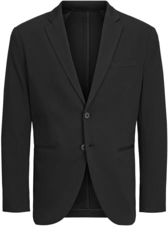 JACK & JONES Jjejaxon Jersey Blazer Noos JNR, Noir, 170 cm Garçon