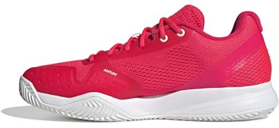adidas Courtflash Speed 2 Mens Tennis Shoes, Scarpe Uomo, Lucid Red/Zero Met./Ftwr White, 46 EU