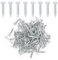 Keadic Lot de 300 clous en feutre galvanisé de 30 mm à tête large pour toiture, feutre, film isolant, panneau en mousse, asphalte, fixation simple