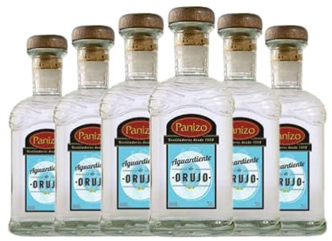 Orujo Aguardiente Panizo Blanco 70 cl (Caja de 6 Botellas de 70 cl)
