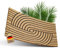 ElbFuchs® Paillasson Coco | 60x40cm [Extra Durable & antidérapant] | Paillasson Exterieur Entree et intérieur Entree Original | Paillassons pour entrée | Lignes
