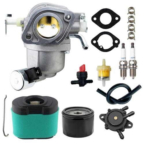 594207 593197 Kit de réglage de carburateur compatible avec Briggs and Stratton 596375 597128 595321 596033 595216 597126 tracteur tondeuse moteur Intek pour modèles 40N777 40N877