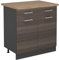 Vicco Mueble bajo de Cocina R-Line, Gris Noble, 80 cm, ET Roble