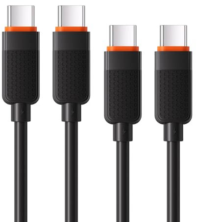 [2-Pack] USB C to USB C Cable 3.3 Ft/1M for iPhone Air/17 Pro Max/16e/16 Pro, Fast Charging USBC Cord for Kindle Paperwhite, New Kindle Fire HD 8/10/10, Galaxy S25, Pixel 10 9, USB-C Android Phone