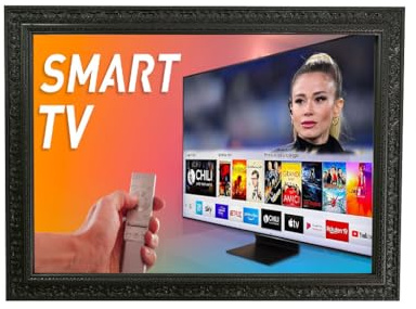 TVD621N Rahmen für Smart TV Wandmontage, Schwarz, klassisches Design, 9 cm Stangenbreite, TVD621N das Produkt hat Varianten (32 bis 40 Zoll)