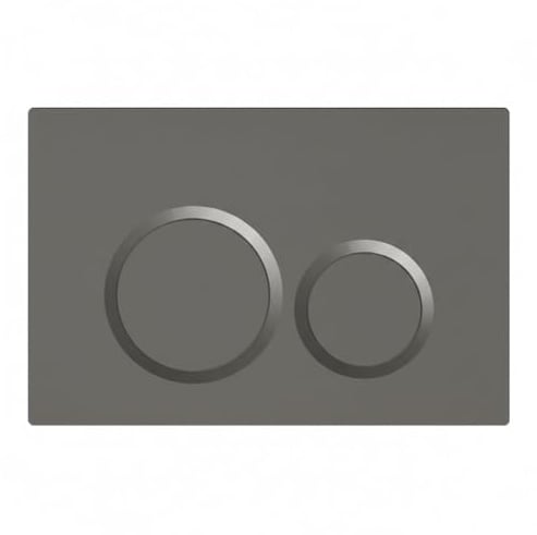 Wunderbad Push Plate Matte Black Compatible with Geberit Sigma UP 320, 1 Piece (Gunmetal)