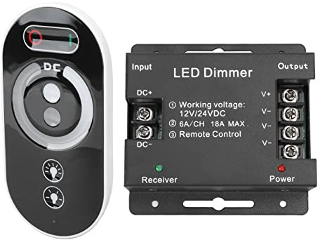 Qcwwy LED-Leuchten, Fernbedienung, Touch-Design für Dimmbare LED-Streifen, Beleuchtungszubehör