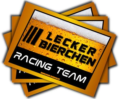 Lecker Bierchen Racing Team Malle Sticker Party Sticker, 10 Stück | Witziger Malle Spruch, Fun- & Meme-Aufkleber, Für Mallorca-Trip, JGAs, Urlaub, Partys
