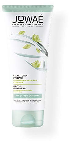 JOWAÉ Gel Viso Detergente Purificante a Risciacquo con Loto Sacro, per Pelle Mista e Grassa, anche Sensibile, Formato da 200 ml