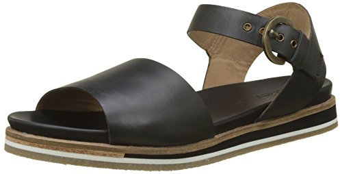 Kickers OLIMPI, Sandales Bout Ouvert Femme, Noir (Noir), 36 EU (3)