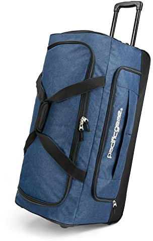 Pacific Gear Reisetasche mit rollenden Rädern, Marineblau, 21 Inch