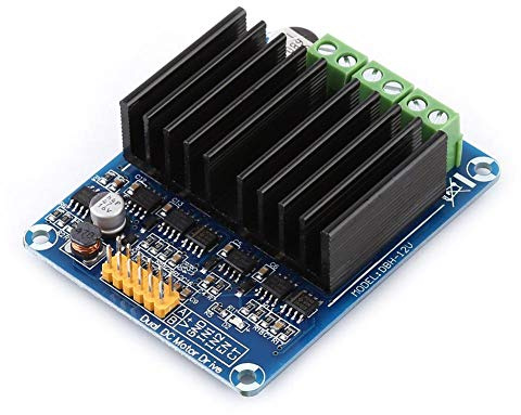 Akozon Motorcontroller Treibermodul DC5-12V 0A-30A Zweikanal-H-Brücke Motortreiber Board-Modul für