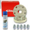 EIBACH Spurplatten Spurverbreiterung Distanzscheibe Ø63,3mm Lochkreis 5x108 / 50mm pro Achse + Bremsenreiniger