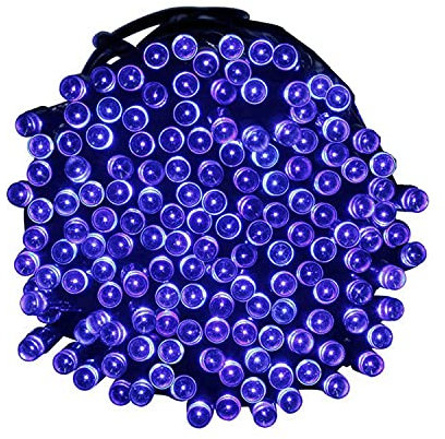 Tuokay Super Bright Plug in Fairy Lights with Memory Function, 22m 200 LED Decorative Indoor String Lights for Tree Gazebo Patio Lawn Fence Ornament (Blue)