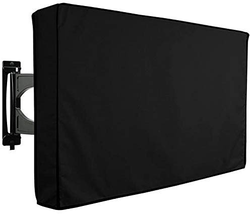 ELR Outdoor TV Cover 60 to 65 inches Screen Cover Resistant Water Protector Dust-Proof Cover for Outdoor Garden Pool TV Television Screens (60-65’’)