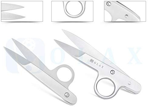 Olax Ciseaux de 12 cm pour couper les fils, la pêche, les mouches