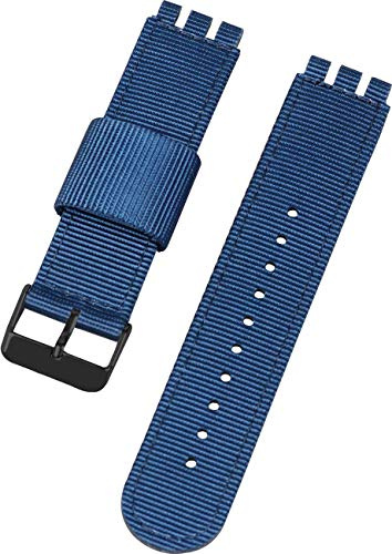 Shieranlee kompatibel mit Swatch Armband(17mm 19mm 20mm 22mm),Nylon Uhrenarmband verstellbares Ersatzband mit EdelstahlschnallenSoft Woven Nylon Replacement Band with Adjustable Closure