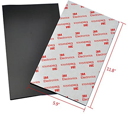 2 Stück Anti-Rutsch-Pads aus Silikongummi, Kunststoff-Pads, 150 x 300 mm, 3M, Selbstklebende Anti-Rutsch-Matte für Möbelfixierer, Schutzmatte