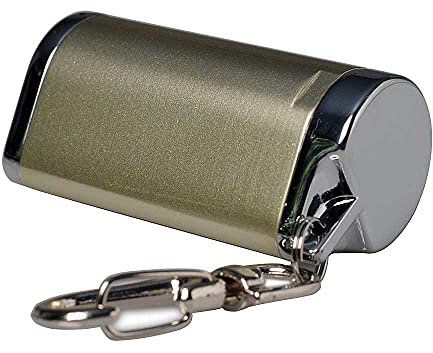HAB & GUT -AS004- kleiner Taschenaschenbecher Champagner - Gold - Ascher für die Tasche