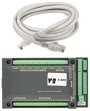 Ethernet MACH3 Motion Control Karte, 4 Achsen NVEM CNC Controller Ethernet MACH3 Motion Control Karte für Schrittmotor