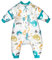 MOEMOE BABY Gigoteuse a Pied Hiver,2,5 Tog Gigoteuse 100% Coton,Gigoteuse sans Manches,Turbulette a Pieds,Gigoteuse avec Jambes,Turbulette Hiver 2-4 Ans,Dinosaure,Longueur 90cm,L