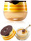 Lip Balm Honey Pot Propolis Feuchtigkeitsspendende Honig-Lippenmaske mit Honigstift Feuchtigkeitsspendend & Vorbeugung Trockener und rissiger Lippenpeeling zur Lippenpflege und Lippenbehandlung