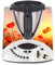 Deko Schutz Aufkleber kompatibel mit Küchenmaschine Thermomix TM31 Design Sticker Klebefolie Zubehör Küchengerät wasserfest selbstklebend R182 (06 Mohnblumen)