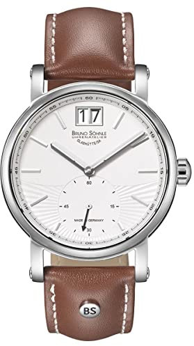 Bruno Söhnle Unisex Analog Quarz Uhr mit Kalbsleder Armband 17-13073-291