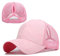 Casquette de Baseball Queue de Cheval en Maille, Casquette de Sport pour Femmes, Ajustable et Lavable, Casquette de Baseball Truckers Ponycaps (Rose)