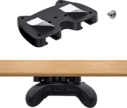 Tolesum Xbox Controller Untertisch Holder Halterung für Xbox ONE, Xbox Series X & S, Xbox 360, Game Controller Under Desk Mount Horizontaler Ständer Tisch Halter für Tisch Aufbewahrung mit Klebeband