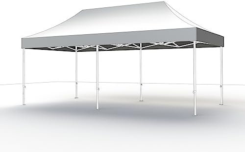 Dach weiß zu Pavillon Pro 3x6 Meter, Bezug aus Polyester, PVC-beschichtet, 300g/m² in weiß