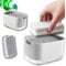 Dispensador Jabon Cocina Con Estropajo Jabonoso Incluido. Dosificador Jabon Cocina Con organizador estropajo fregadero. Jabonera Cocina. Elegante Dispensador De Jabon Color Blanco