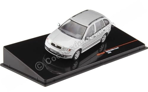 ixo models kompatibel mit Skoda Fabia 1 Kombi 2000 Silber Modellauto 1:43
