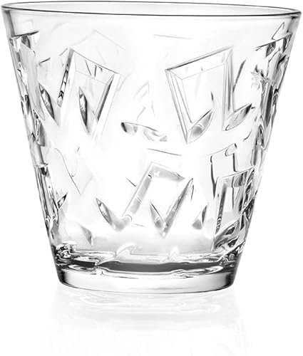 RCR 24cm Da Vinci Crystal Vase, 2pcs - Glass Ice Bucket for Home Bar
