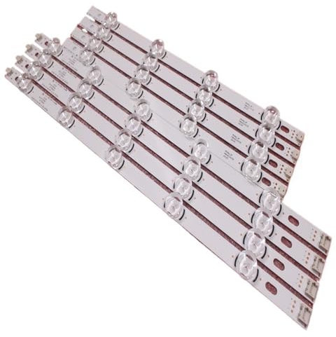 FGRNIOD 1 Juego = 8 Uds. (4A + 4B) Barra de retroiluminación LED Compatible for TV HC390DUN-VCFP1-21X 39LN5400 39LA6200 LG Innotek Pola 2,0 POLA2.0 39 Tipo A/B