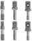 Für Makita Schlagschrauber-Steckschlüssel-Set, Schraubendreher-Steckschlüssel-Adapter, 2 Sets pro