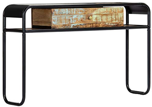 Möbelstück-Konsolentisch 118x30x75cm Massivholz Altholz