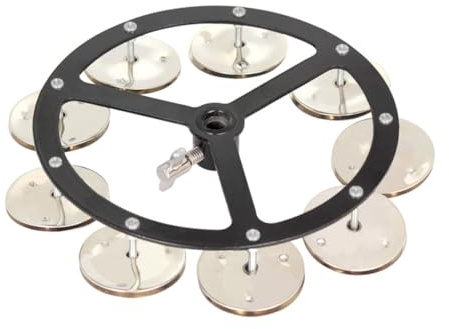 Silberne Kupfer Hi Hat Glocke für Schlagzeug, Robust und Tragbar | Ersatz bei Defekter Beckenfläche, zum Anschlagen oder Treten, für Anfänger und Schlagzeuger