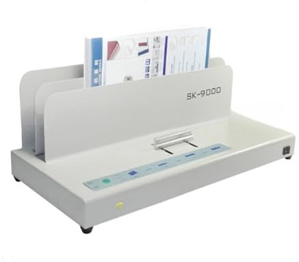 JOXLOVER Bindemaschine, Binder, Büro-Heißschmelzkleber A3 Thermobindemaschine Dokument Thermobinder für Briefpapier im Format A4, A5